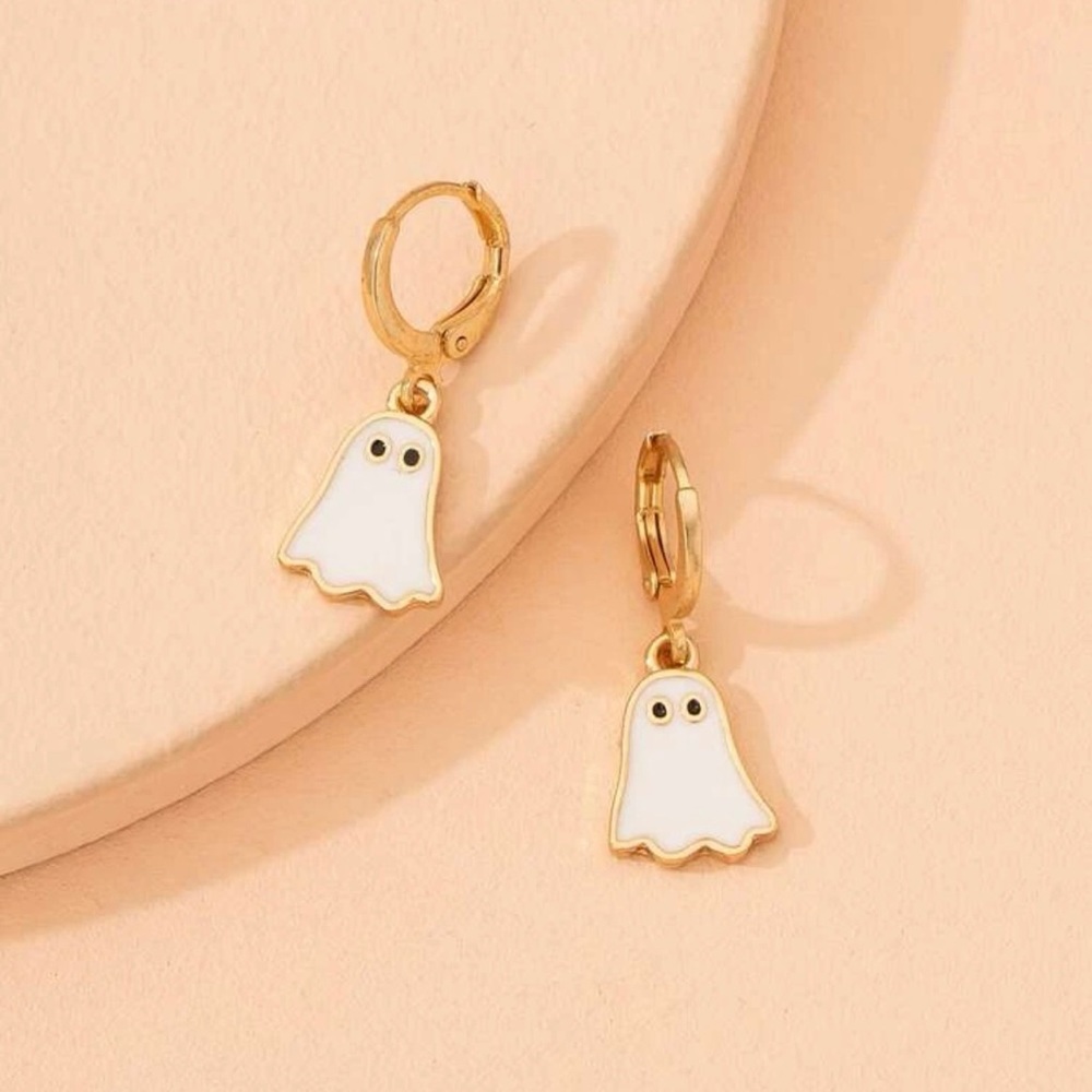 Halloween Ghost Charm Earrings